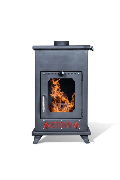 Etinova Eti-K1 Küçük Fırınsız Şömine Tipi Pelet Soba - 2