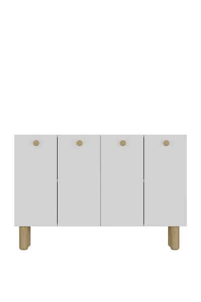 cantek dizayn İLAYCT BOHEM MUTFAK KİLER DOLABI BEYAZ-BEYAZ-SAFİR - 2