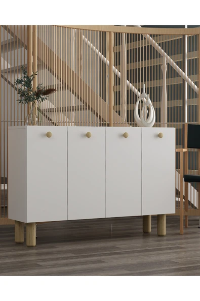 cantek dizayn İLAYCT (KM120) BOHEM KONSOL BEYAZ BEYAZ SAFİR - 2