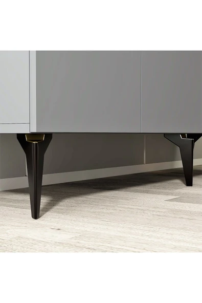 cantek dizayn ALLVİN LAZER DESENLİ KONSOL ANTRASİT - Resim 6