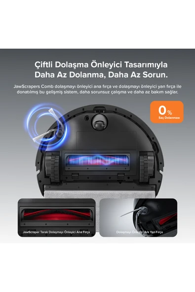 Roborock Vacuum Q8 Max Pro Robot Süpürge Siyah - 2