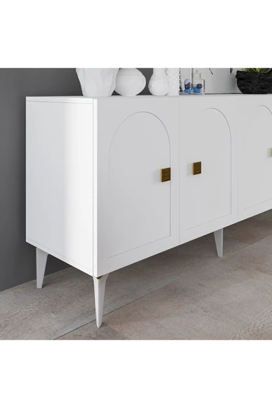 cantek dizayn OWEN KONSOL BEYAZ (BEYAZ DESEN) - 3