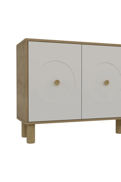 cantek dizayn Derenct 180 Cm (KX180) Bohem Konsol Safirmeşe-beyaz - 5