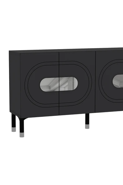 cantek dizayn DEMETCT (KB150) KONSOL ANTRASİT-GÜMÜŞ - Resim 5