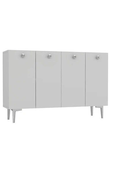 cantek dizayn Bettyct (KM120) Konsol Beyaz-beyaz-gümüş - 4