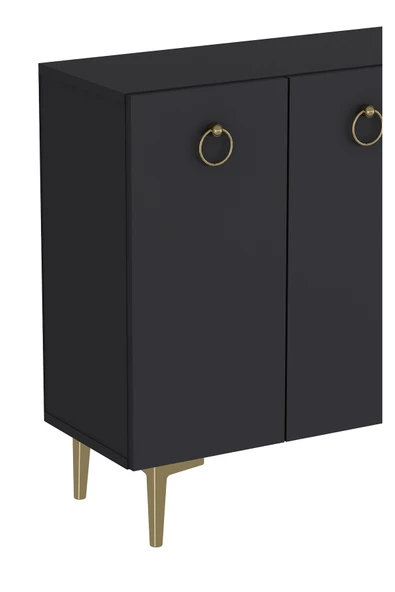 cantek dizayn EFESCT (KM120) KONSOL ANTRASİT-ANTRASİT-ALTIN - Resim 5