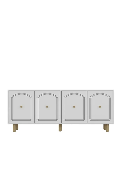 cantek dizayn HAZALCT(KX180) BOHEM KONSOL BEYAZ-BEYAZ - Resim 3