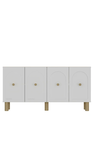 cantek dizayn Notrect (KB150) Bohem Konsol Safir Meşe Beyaz - 3