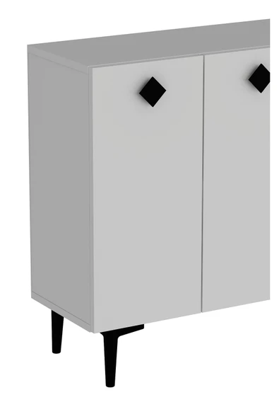 cantek dizayn MORECT (KM120) KONSOL BEYAZ-BEYAZ-SİYAH - Resim 5