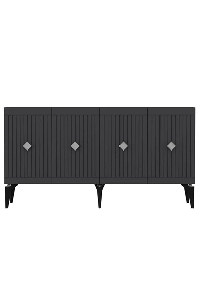 cantek dizayn 150 cm Midas  Konsol Antrasit Gümüş - Resim 5