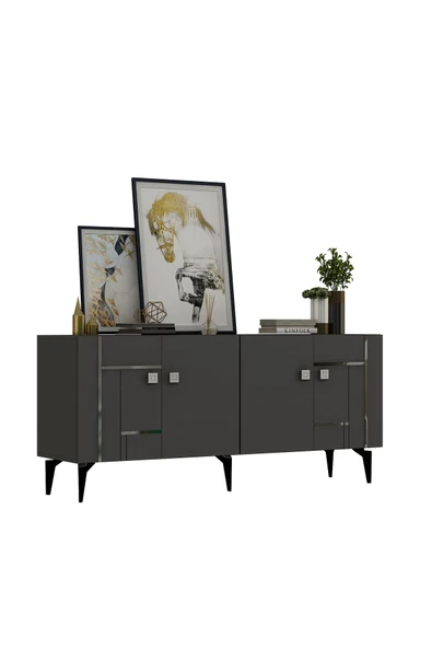 cantek dizayn MADDERA KONSOL ANTRASİT-GÜMÜŞ - Resim 4