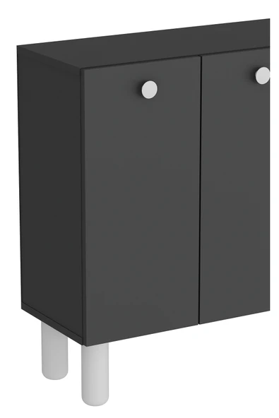 cantek dizayn İLAYCT BOHEM AYAKKABILIK ANTRASİT-ANTRASİT-BEYAZ - 4