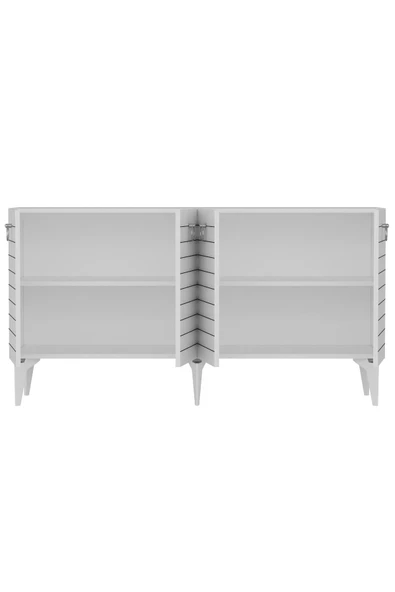 cantek dizayn ARRONA KONSOL 4 KAPAKLI BEYAZ-BEYAZ - Resim 5