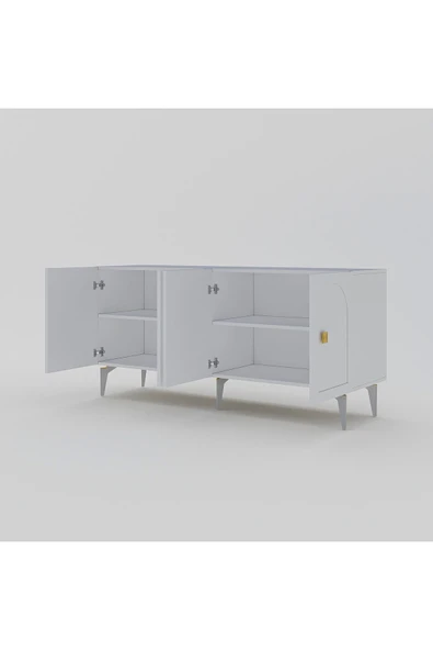 cantek dizayn OWEN KONSOL BEYAZ (BEYAZ DESEN) - 5