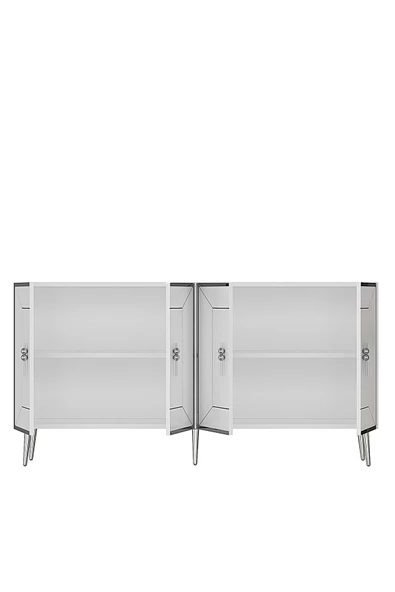 cantek dizayn ARNOCT (KB150) KONSOL BEYAZ-GÜMÜŞ - 6