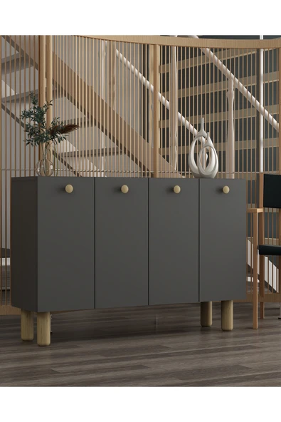 cantek dizayn İLAYCT (KM120) BOHEM KONSOL ANTRASİT ANTRASİT SAFİR - 2