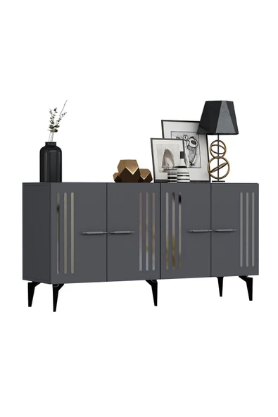 cantek dizayn JUNES KONSOL ANTRASİT-GÜMÜŞ - Resim 4