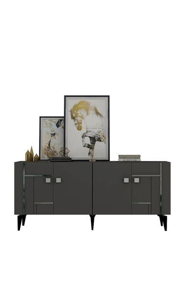 cantek dizayn MADDERA KONSOL ANTRASİT-GÜMÜŞ - Resim 3