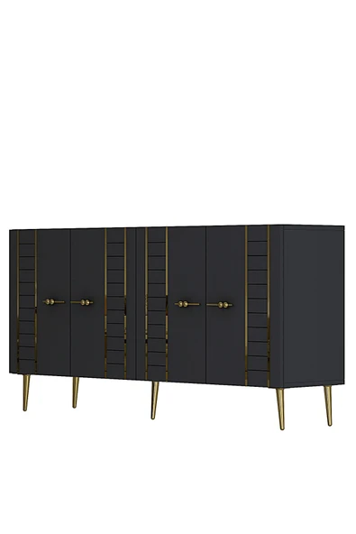 cantek dizayn İMRECT (KB150) KONSOL ANTRASİT-ALTIN - 4