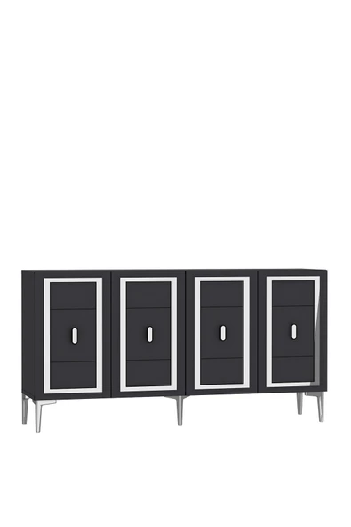 cantek dizayn ORİONCT (KB150) KONSOL ANTRASİT-GÜMÜŞ - Resim 4