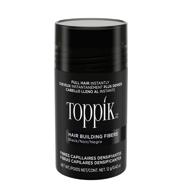 Toppik Hair Building Saç Dolgunlaştırıcı Fiber Black 0,42Oz / 12gr