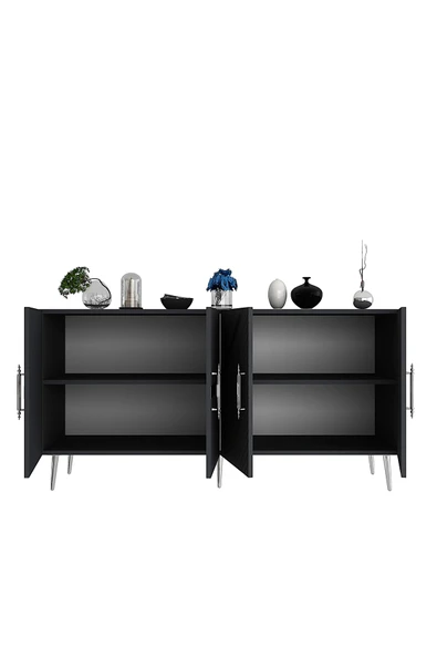 cantek dizayn FUGACT (KB150) KONSOL ANTRASİT-GÜMÜŞ - 6