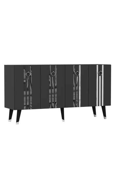 cantek dizayn 150 Cm Işıl Konsol Antrasit-gümüş - Resim 6