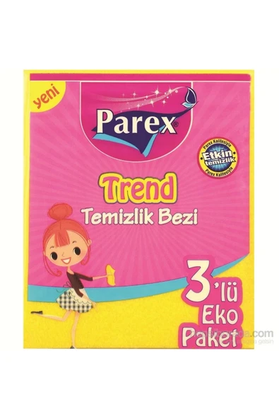Parex Trend Temizlik Bezi 3 Lü Paket