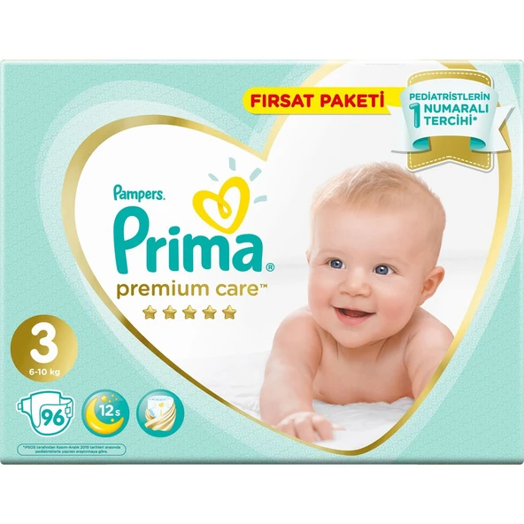 Prima Premium Care Fırsat Paketi 3 Beden 96 Adet - 2