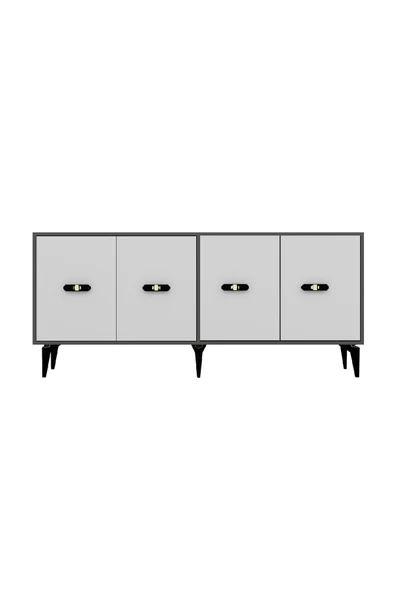 cantek dizayn Flyy 180 Cm Konsol (KX180) Antrasit-beyaz - 3