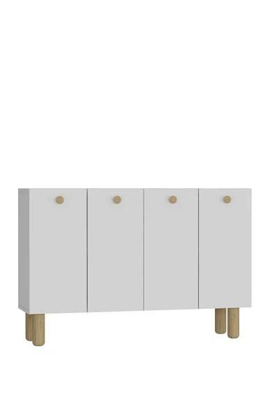 cantek dizayn İLAYCT BOHEM MUTFAK KİLER DOLABI BEYAZ-BEYAZ-SAFİR - 3