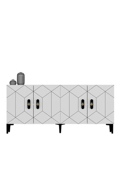 cantek dizayn CROSSCT (KB150)  KONSOL BEYAZ-BEYAZ - Resim 3