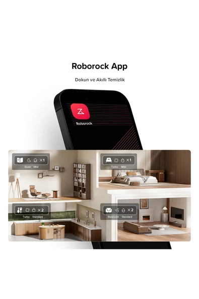 Roborock Vacuum Q8 Max Pro Robot Süpürge Siyah - 8