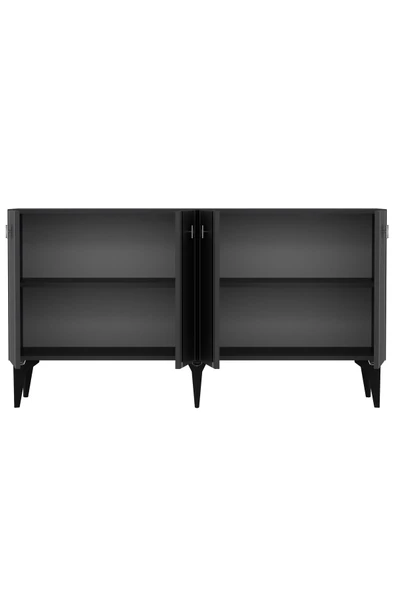 cantek dizayn DORRUK LAZER DESENLİ KONSOL ANTRASİT-GÜMÜŞ - Resim 4