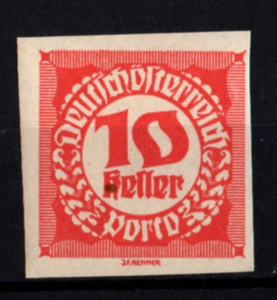 EABİ-Avusturya 1920 Dantelsiz Taxe Pulları 10 H (ws1350) - 1