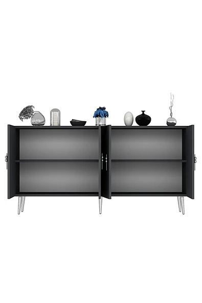 cantek dizayn HOOKCT (KB150) KONSOL ANTRASİT-GÜMÜŞ - Resim 6