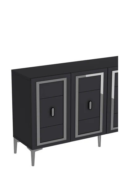 cantek dizayn ORİONCT (KB150) KONSOL ANTRASİT-GÜMÜŞ - Resim 5