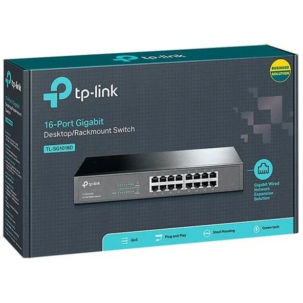 Tp-Link TL-SG1016D 16 Port Gigabit Ethernet Switch - 3