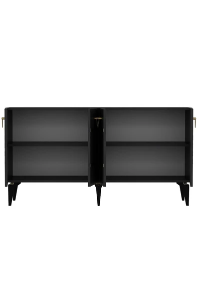 cantek dizayn PELİNCT KONSOL ANTRASİT ALTIN - 3