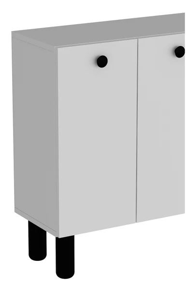 cantek dizayn İLAYCT BOHEM AYAKKABILIK BEYAZ-BEYAZ-SİYAH - 4