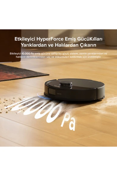 Roborock Vacuum Q8 Max Pro Robot Süpürge Siyah - 3