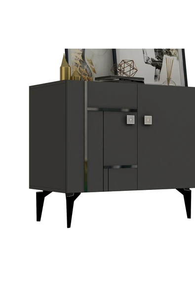 cantek dizayn MADDERA KONSOL ANTRASİT-GÜMÜŞ - Resim 5