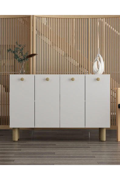 cantek dizayn İLAYCT (KM120) BOHEM KONSOL BEYAZ BEYAZ SAFİR