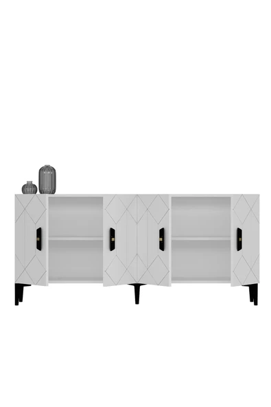 cantek dizayn CROSSCT (KB150)  KONSOL BEYAZ-BEYAZ - Resim 6