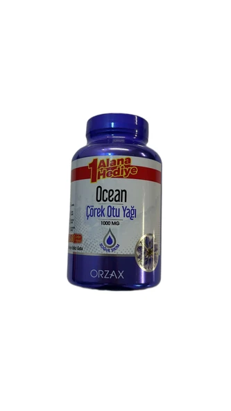 OCEAN ÇÖREK OTU YAĞI 60+60 TABLET ürün görseli 1