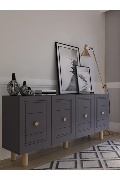 cantek dizayn DARİOCT (KB150) BOHEM KONSOL ANTRASİT-ANTRASİT - 2