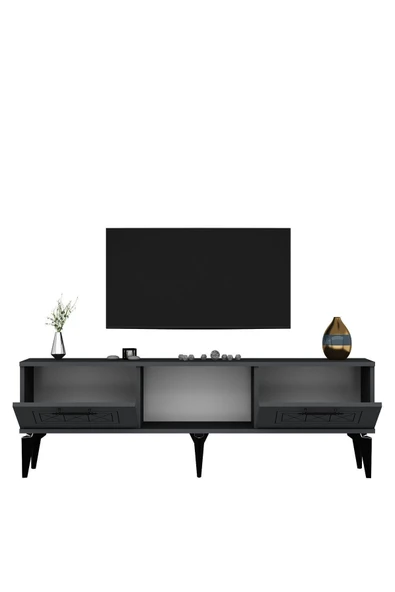 cantek dizayn SHUMENN TV SEHPASI (ALT MODÜL) ANTRASİT-ANTRASİT - 6