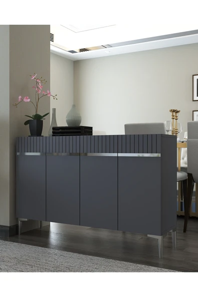 cantek dizayn SWİSSCT (KM120) KONSOL ANTRASİT-GÜMÜŞ - Resim 2