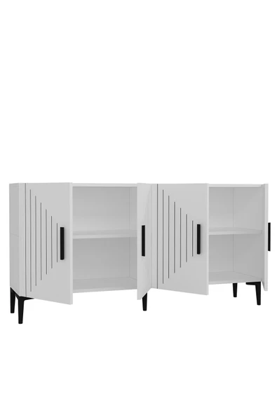 cantek dizayn POYRAZCT (KB150) KONSOL BEYAZ-BEYAZ - Resim 6