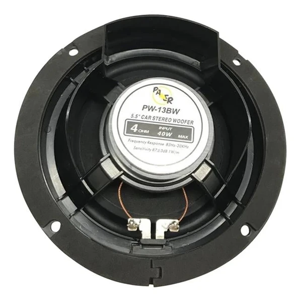 Powermaster PW-13BW 4 Ohm 40 Watt 13 Cm Tekli Hoparlör - Resim 2
